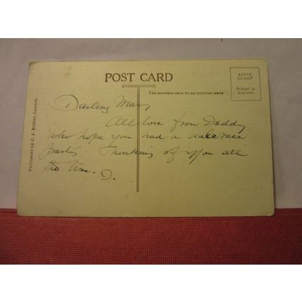 LACOCK CHURCH from ABBEY GARDENS. WILTSHIRE unused postcard by C J Butler =