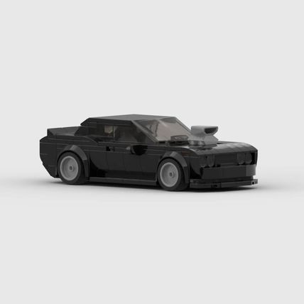 DODGE CHALLENGER Sports Car Brick Model MOC - 344 pieces, 8 studs wide