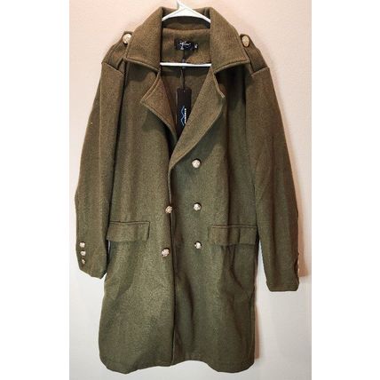 Military Wool Look Woman's Coat Jacket 3XL