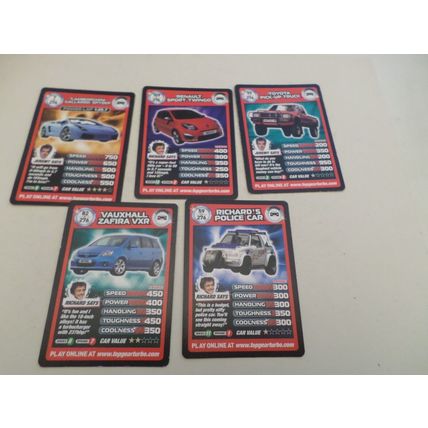 26 - Top Gear - Turbo Challenge - Trading Cards