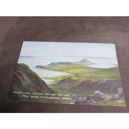 Valentines Postcard - Brodick Bay, Isle of Arran - Artist Brian Gerald A959