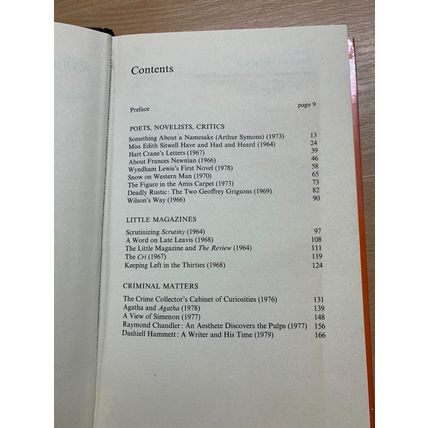 1981 JULIAN SYMONS 1ST EDITION "CRITICAL OBSERVATIONS" HARDBACK BOOK (P3)