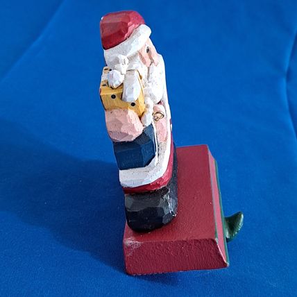 Midwest SANTA SLEIGH Christmas STOCKING HANGER Of Cannon Falls Mantel Holder