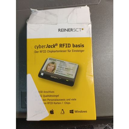ReinerSCT cyberJack RFID basis - RFID-Leser - USB Black 2718500-100