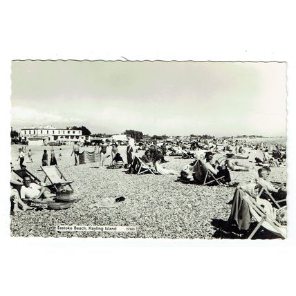 Hampshire postcard Eastoke Beach Hayling Island