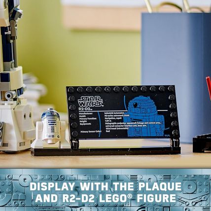 LEGO Star Wars R2-D2 Building Toy Set - Play or Display Star Wars Toy for Boys &