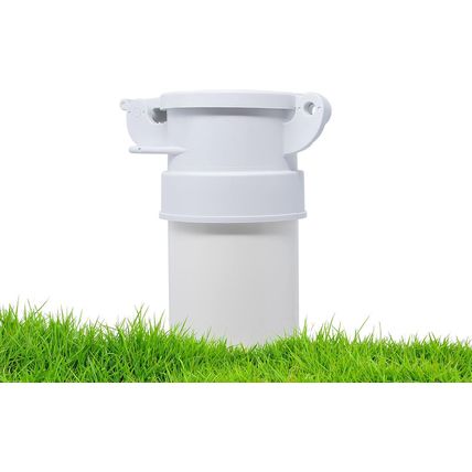Footloose 4" Sewer Cap for RV Sites/Campgrounds | Odorless, Self-Closing, Easy t
