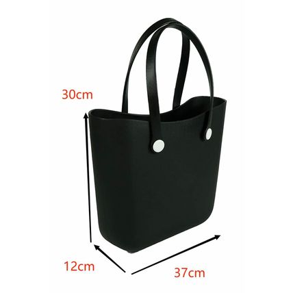 Black Waterproof Self-assembly Detachable Straps EVA Tote Bag