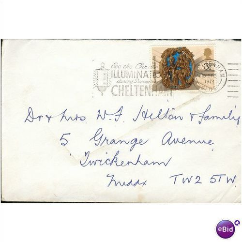 GB Cover 1974 - Christmas 3&1/2p 5