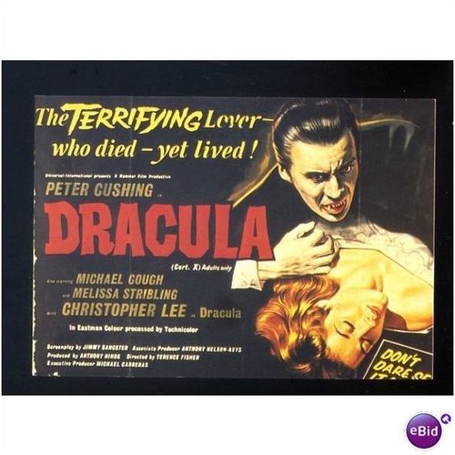 Cinema P206 DRACULA Christopher Lee Postcard by Santoro