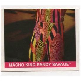 Merlin WWF 1990 World Wrestling Federation sticker #150 Macho King Randy Savage