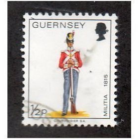 GUE 1974 1/2P 'MILITIA -PRIVATE' FINE USED (EBID25243)