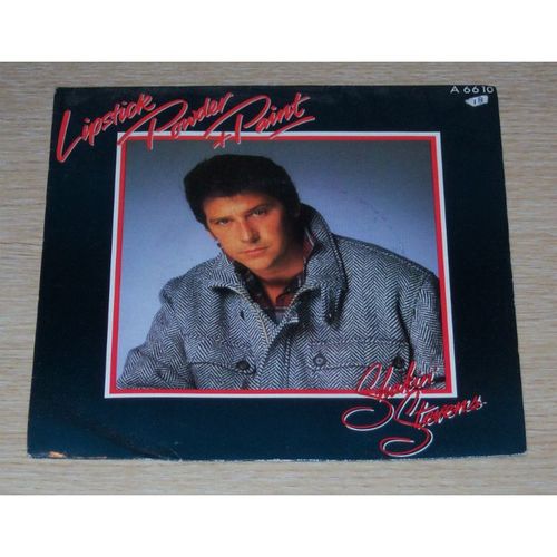 Shakin' Stevens - Lipstick Powder & Paint - 7'' Vinyl Single Picture Sleeve