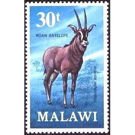 Malawi QE II 1971 Antelopes 30t Roan Unmounted Mint NHM SG 383 Sc 245 stamp