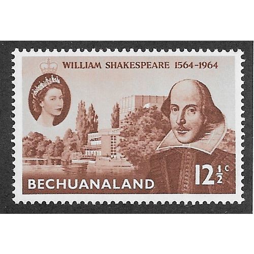 BEC 1964 U/M 12.5c 'WILLIAM SHAKESPEARE' (EBID63-954)