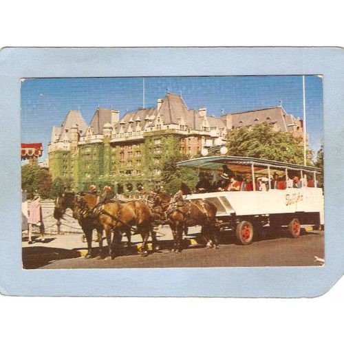 CAN Victoria Postcard The Sight-Seeing Tally Ho can_box1~197