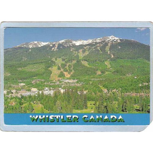 CAN Whistler Postcard Blackcomb Mountain Whistler Village & Whistler Golf ~86