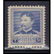 877 5c Dr. Walter Reed Fine MNH KA4180
