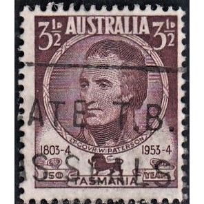 AUSTRALIA, 1953 3.5d W. Paterson, SG 269 (Scott #264), used