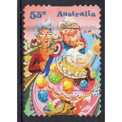 Australia 2010 Come to the Show - Cake Decorating 55c s/a Used