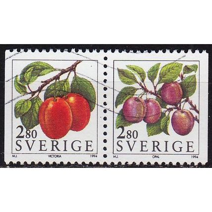 SCHWEDEN SVERIGE [1994] MiNr 1809+10 W680 ( O/used ) Pflanzen