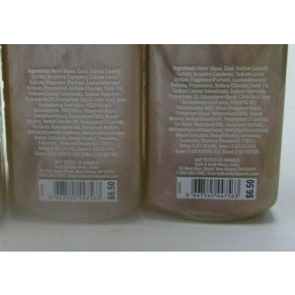 3 bottles Bath & Body Works Hand Soap Creamy Luxe Coconut Mint Drop