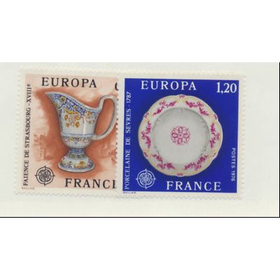 France Scott #1478 To 1479, Europa From 1976, MNH