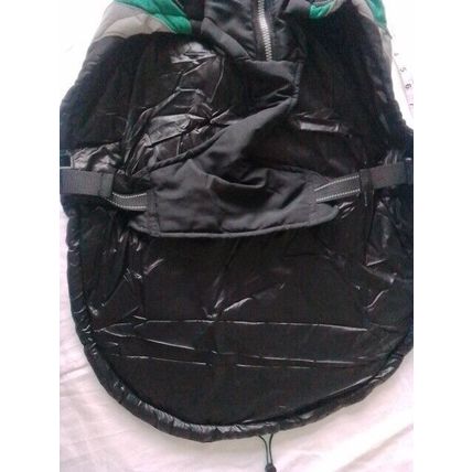 Dog Winter Coat Jacket 26" back (3xl) Green Black Grey Padded