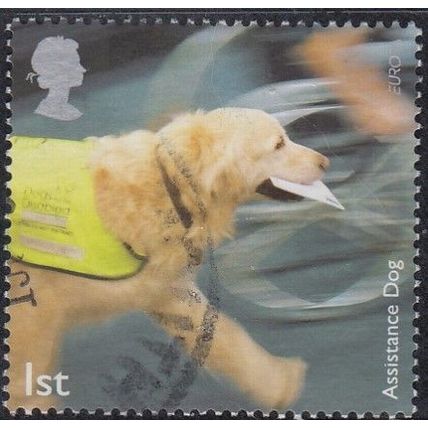 GB, 2008 1st Working Dogs, SG 2806 (Scott #2539), used.
