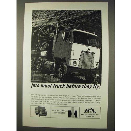 1965 International Harvester Truck Ad - Jets Must Truck