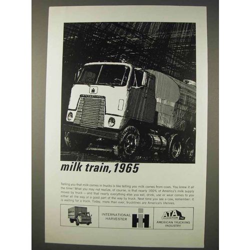 1965 International Harvester Truck Ad - Milk Train
