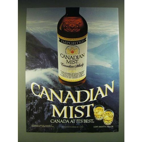 1985 Canadian Mist Whisky Ad - Canada at its best