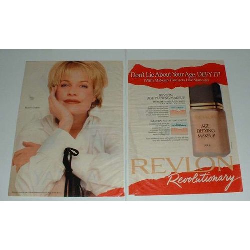 1995 Revlon Makeup Ad w/ Melanie Griffith