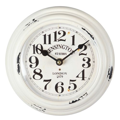 WANDUHR Kensington Wohnzimmeruhr aus Metall 21cm, nostalgisch