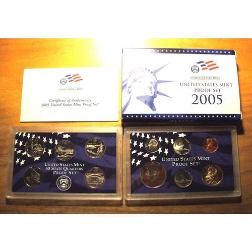 2005 United States MINT PROOF SET - 11 COIN SET