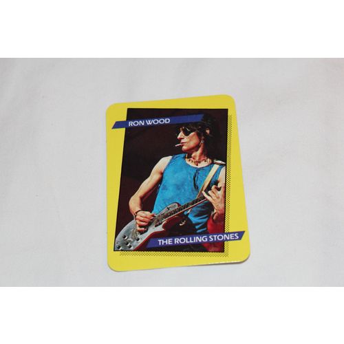 Ron Wood 1985 A.G.I. Rock Star Concert Cards NO. 65