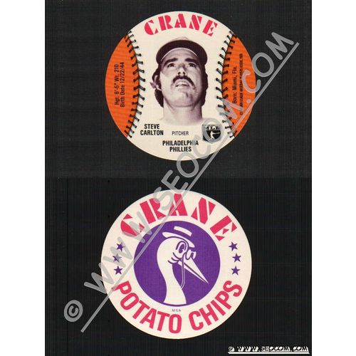 Sport Baseball Discs Name: Carlton, Steve Pitcher Philadelphia Phillies~442