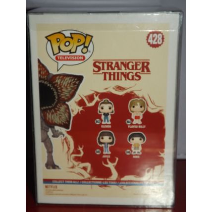 Stranger Things: Demogorgan Gold SDCC Ltd Ed Pop #428 exc condition & protector