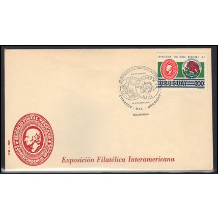 Cover Uruguay Stamp (Cachet-U/A) Box0453