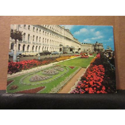 CARPET GARDENS, EASTBOURNE, SUSSEX used postcard by Bennett =