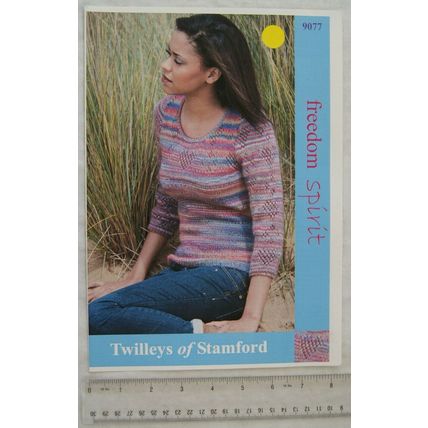 2008 Twilley's 9077 knitted sweater, freedom spirit, 32-42 inch, 81-107 cm