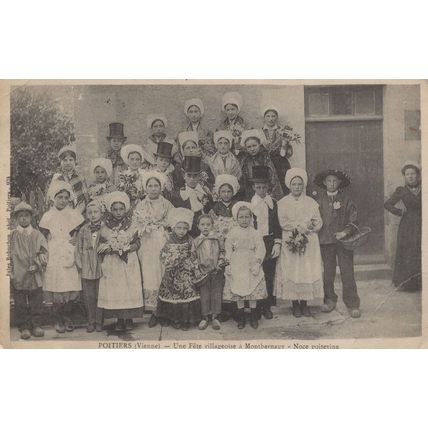 Poitiers Fete Montbernage Antique French Postcard