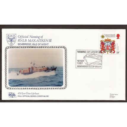 1987 RNLI Official Series Cover No. 150