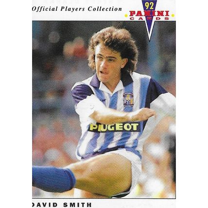 Panini 1992 Official Players Trading Cards: Coventry City - Forward, Smith (Davi