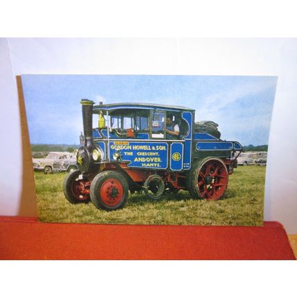 FODEN TRACTOR, MIGHTY ATOM. veteran vehicle unused postcard by J Salmon 1978 #