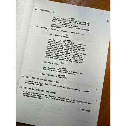 The Birdcage Script Signed- Autograph Reprints- 123 Pages