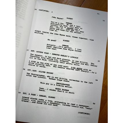 The Birdcage Script Signed- Autograph Reprints- 123 Pages