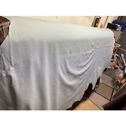 Italian Full Whole Leather Cow Hide Colour Baby Blue