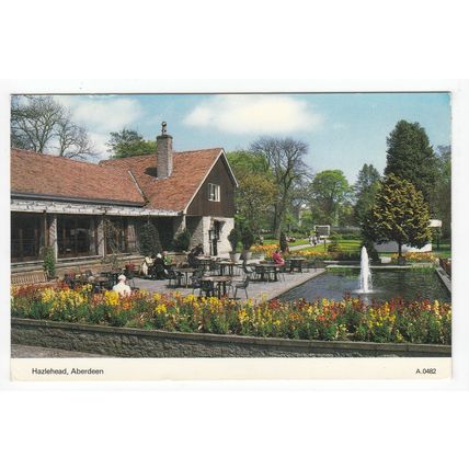 Hazelhead Park Cafe Aberdeen Postcard 1980s Scotland