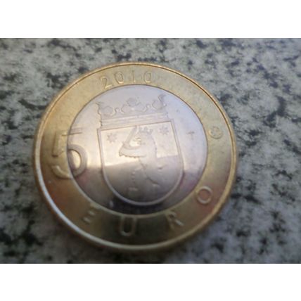 Finland - a 5 euro coin - dated 2010